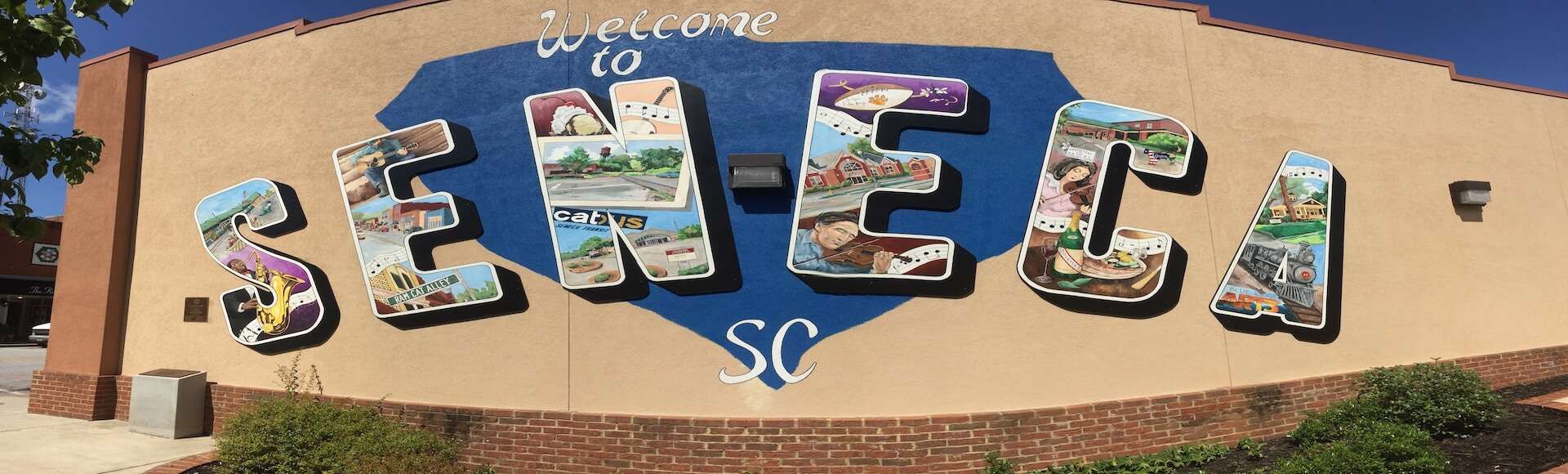 Seneca historic downtown mural